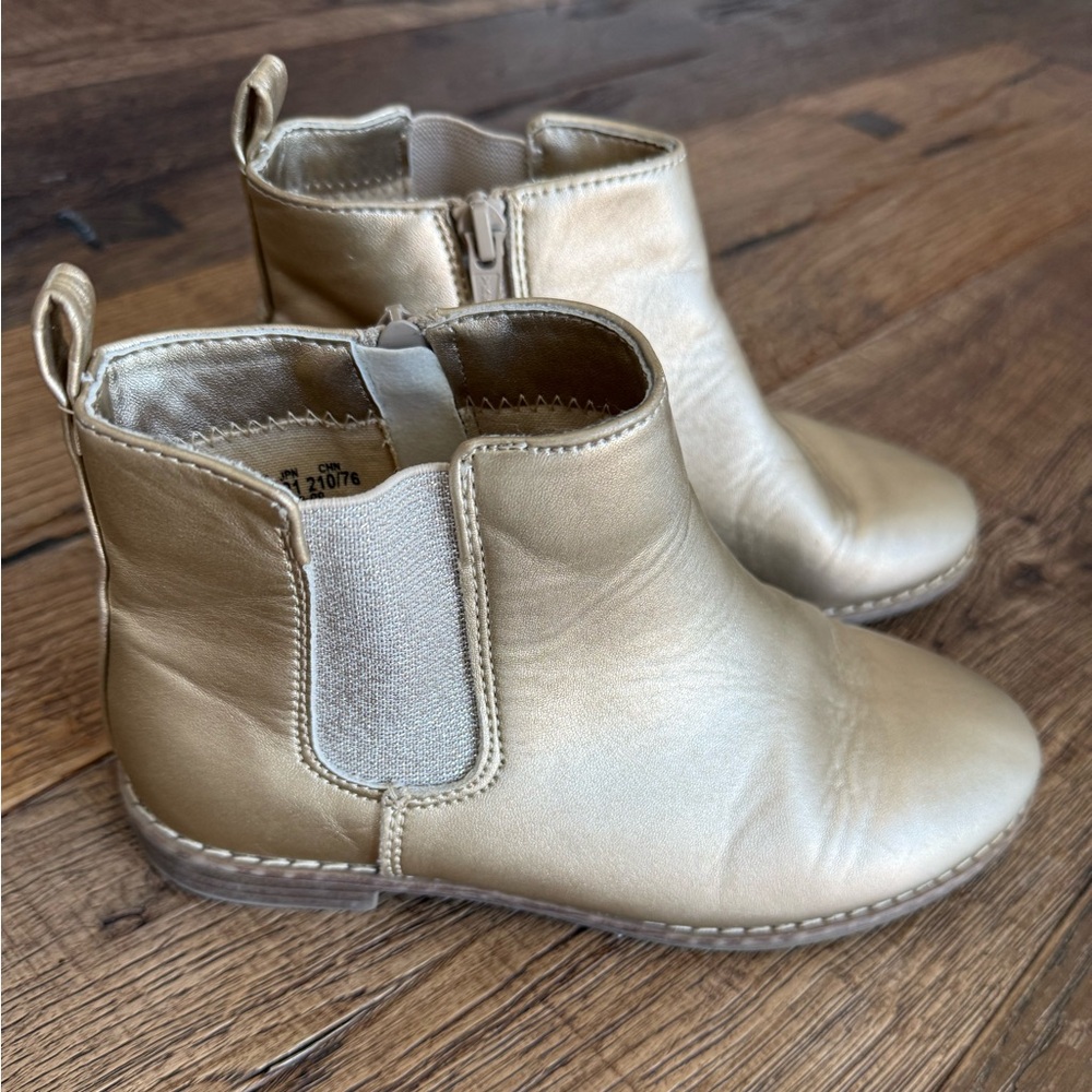 Gap Kids Metallic Gold Boot Sz US 2